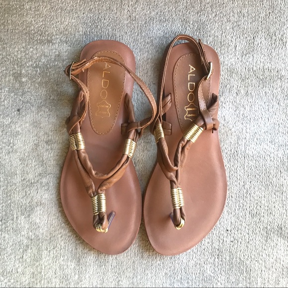 Strappy Leather Sandals - Picture 4 of 7